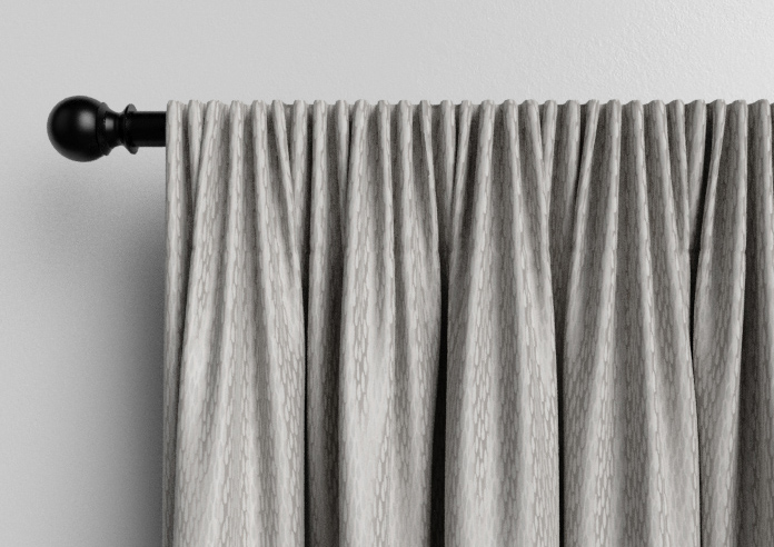Dew Drop, Metallic Silver - Made to Measure Curtains - Image 9